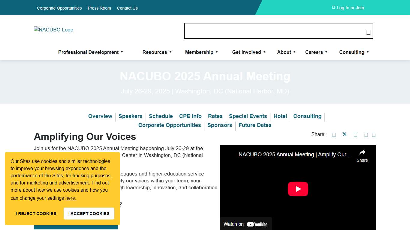 NACUBO 2025 Annual Meeting